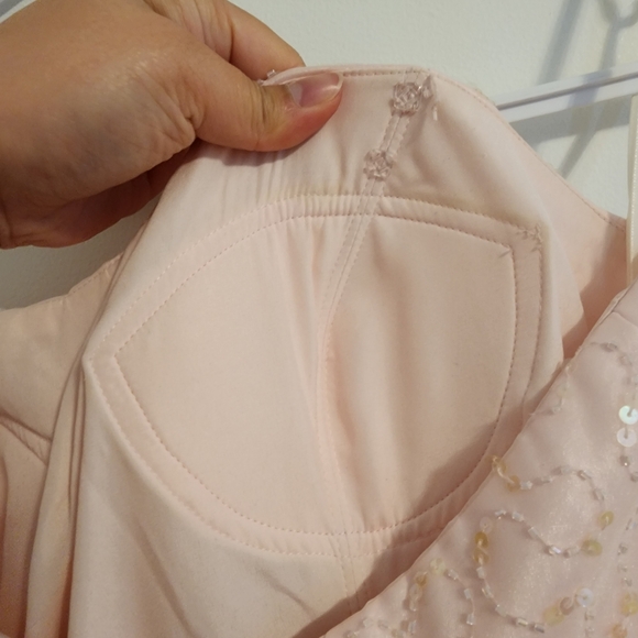 Strapless glittery prom dress - Picture 6 of 8